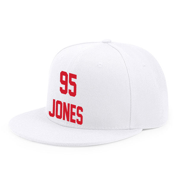 Kansas City Jones 95 Flat Adjustable Baseball Cap Black/Red/White Style08092434
