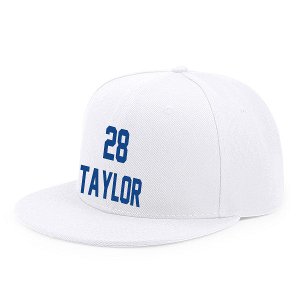 Indianapolis Taylor 28 Flat Adjustable Baseball Cap Black/Blue/White Style08092365