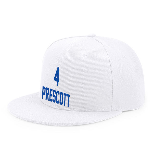 Dallas Prescott 4 Flat Adjustable Baseball Cap Black/Gray/Navy/White Style08092448
