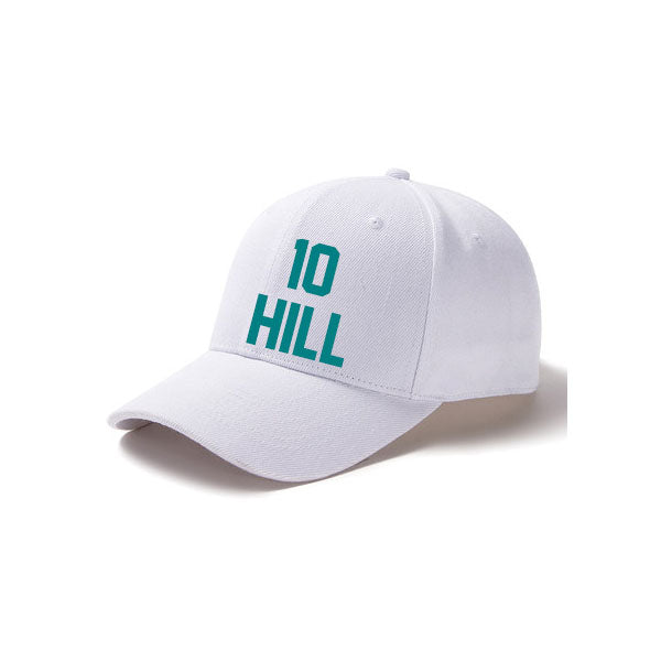 Miami Hill 10 Curved Adjustable Baseball Cap Black/White Style08092400