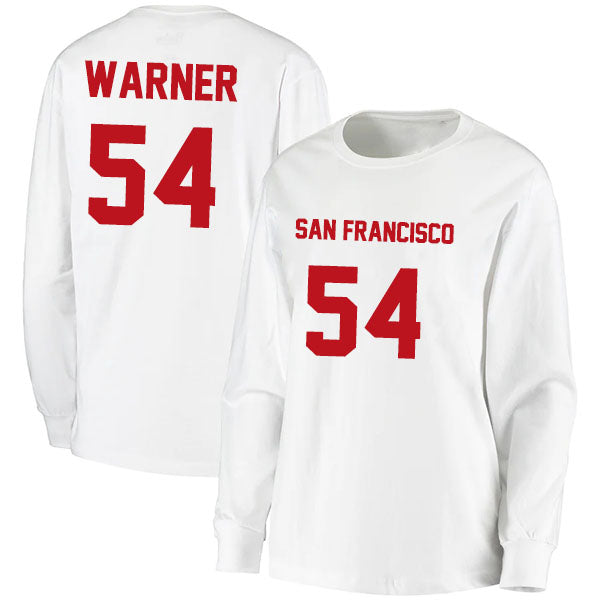 San Francisco Warner 54 Long Sleeve Tshirt Black/Gray/Red/White Style08092250