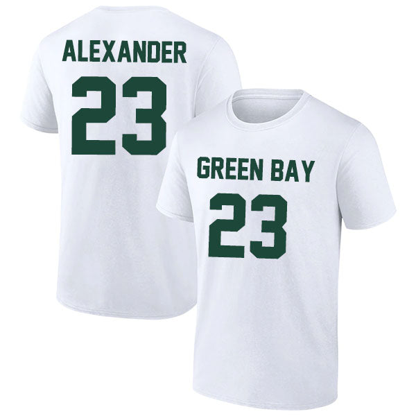 Green Bay Alexander 23 Short Sleeve Tshirt Green/White Style08092263