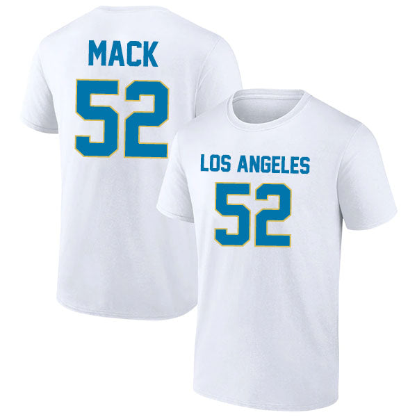 Los Angeles Mack 52 Short Sleeve Tshirt Blue/Navy/Royal/White Style08092281