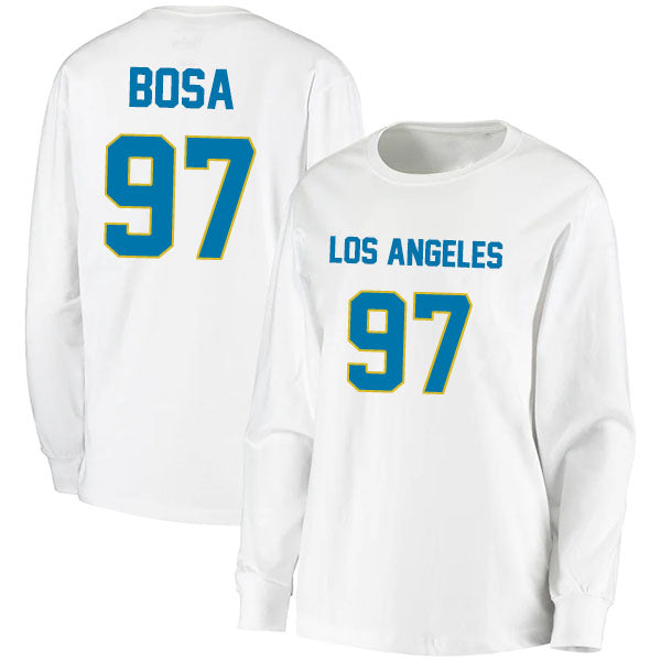 Los Angeles Bosa 97 Long Sleeve Tshirt Blue/Navy/Royal/White Style08092214