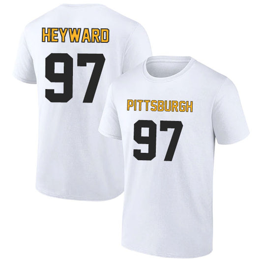 Pittsburgh Heyward 97 Short Sleeve Tshirt Black/White Style08092265