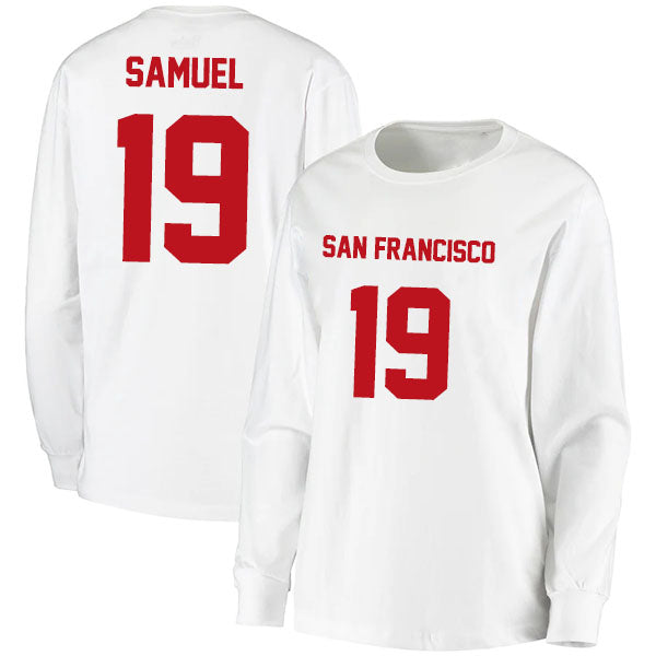 San Francisco Samuel 19 Long Sleeve Tshirt Black/Gray/Red/White Style08092212
