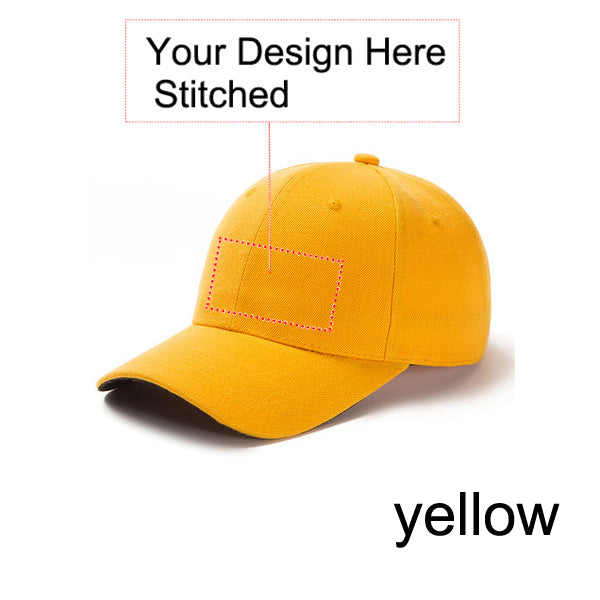 Customized Stitched Curved Adjustable Baseball Cap